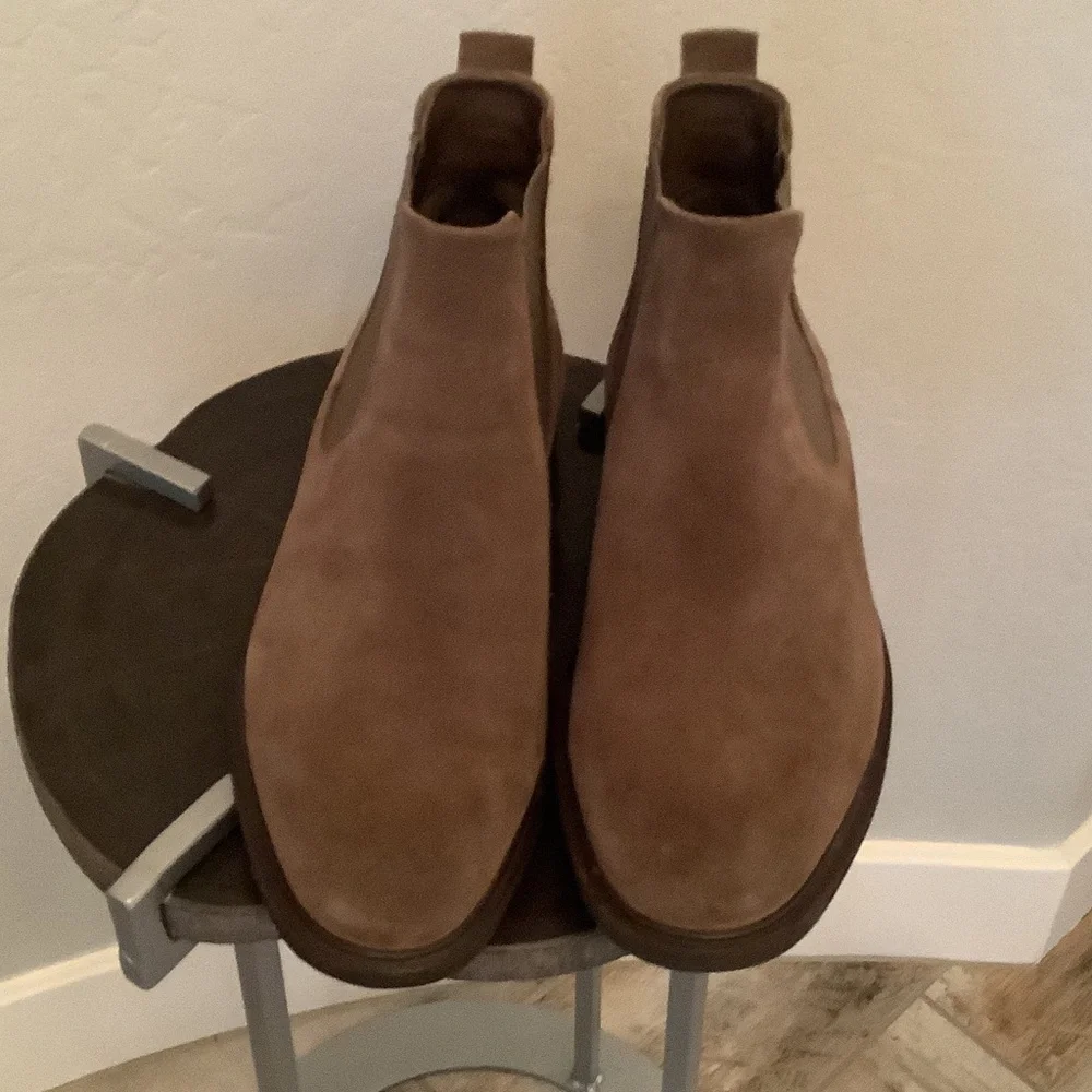 ECCO VITRUS Men's Brown Suede Chelsea Boots SZ 13